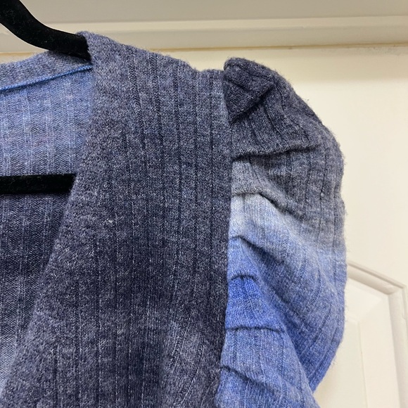 NWT Lea & Viola Puff Shoulder Cardigan - Picture 4 of 9